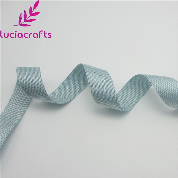 Cinta de grogrén de 25mm de colores sólidos para manualidades, materiales hechos a mano para bodas/fiestas/decoración para envolver 5y/6y-lot S0301: S3 Blue green 5y