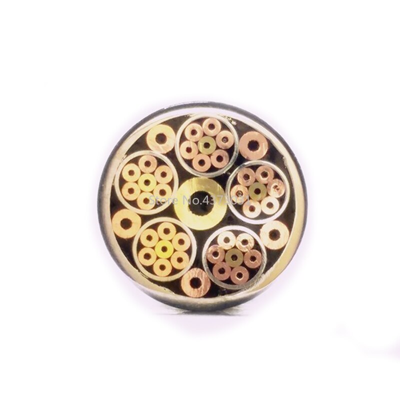 Rivets en mosaïque pour manche de couteau, 8mm, 17 types de , Style exquis, longueur 90mm