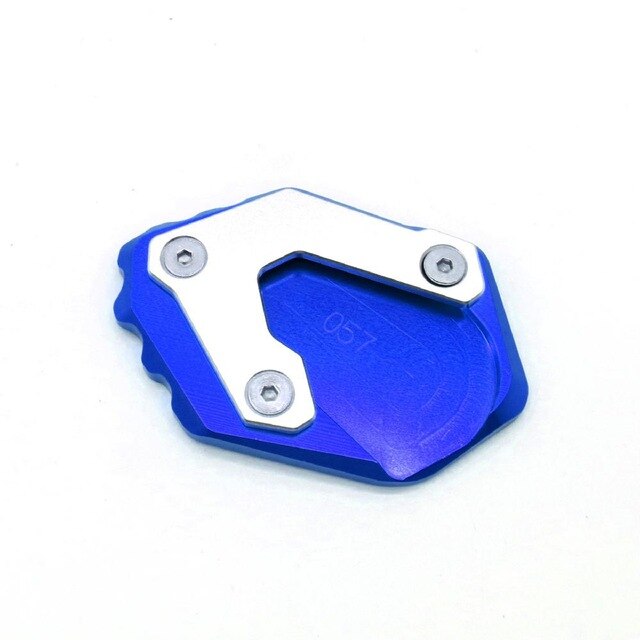 Motorcycle CNC Kickstand Voet Side Stand Extension Pad voor BMW R1200GS LC 14-18 R1250GS: Blauw