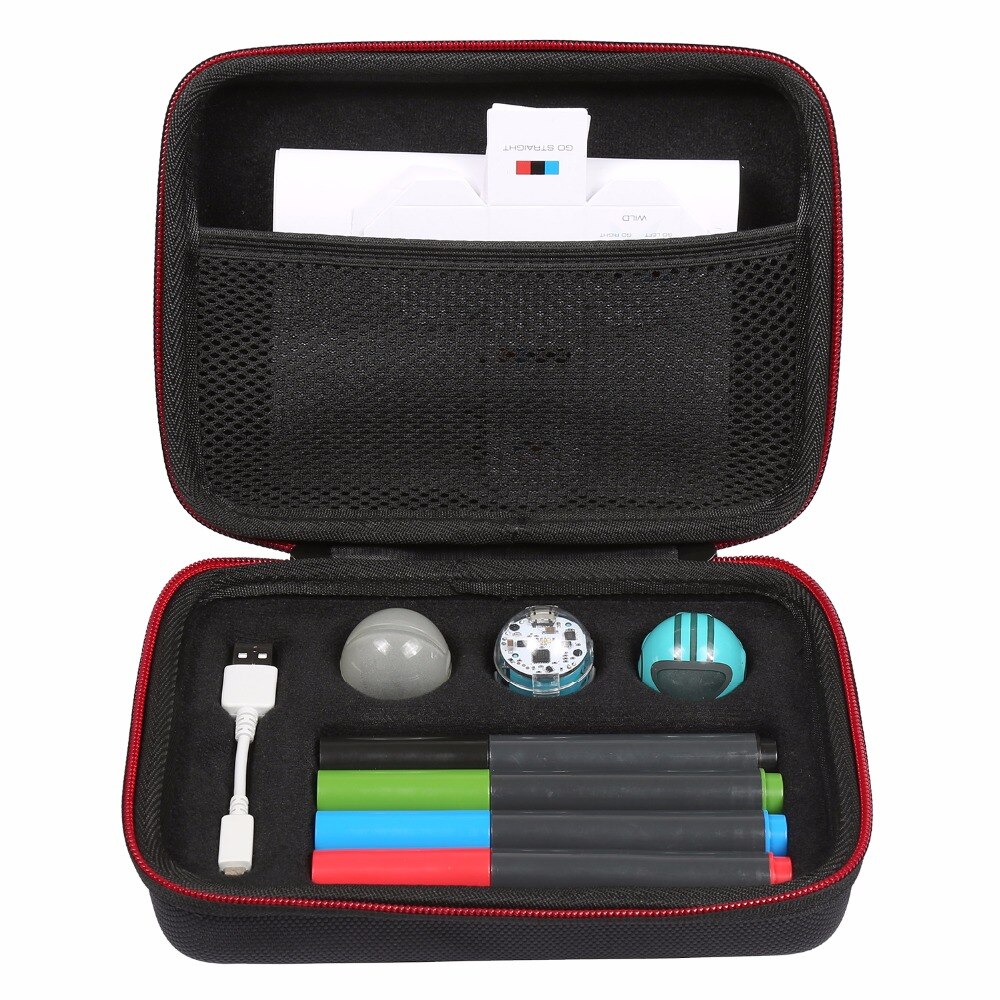 Eva Hard Case Voor Ozobot Evo App-Aangesloten Codering Robot-Past Usb Oplaadkabel/Speelveld/huid/4 Kleur Code Markers