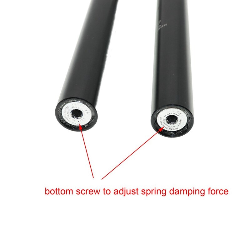 ZOOM Suspension Bike Seatpost Dropper Mountain Bike Shock Absorption Damping Seatpost 30.4mm x 350mm with Seatpost Adapter