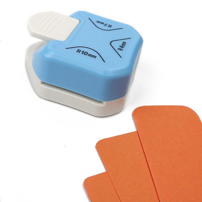 Mini Corner Trimmer Corner Durable Rounder Punch Blue Round Corner Trimmer DIY Paper Cutter Card Scrapbooking Punch