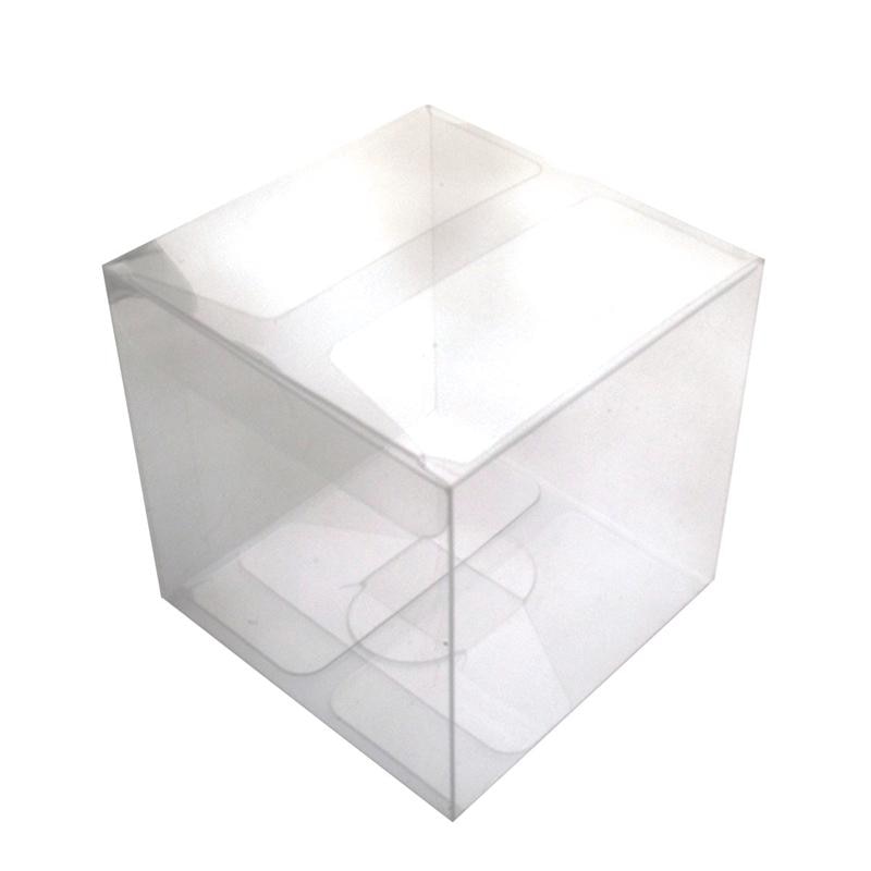 25 Stuks 4X4X4Cm Verpakking Transparant Clear Pvc Snoep Plastic Box Voor Party Bruiloft