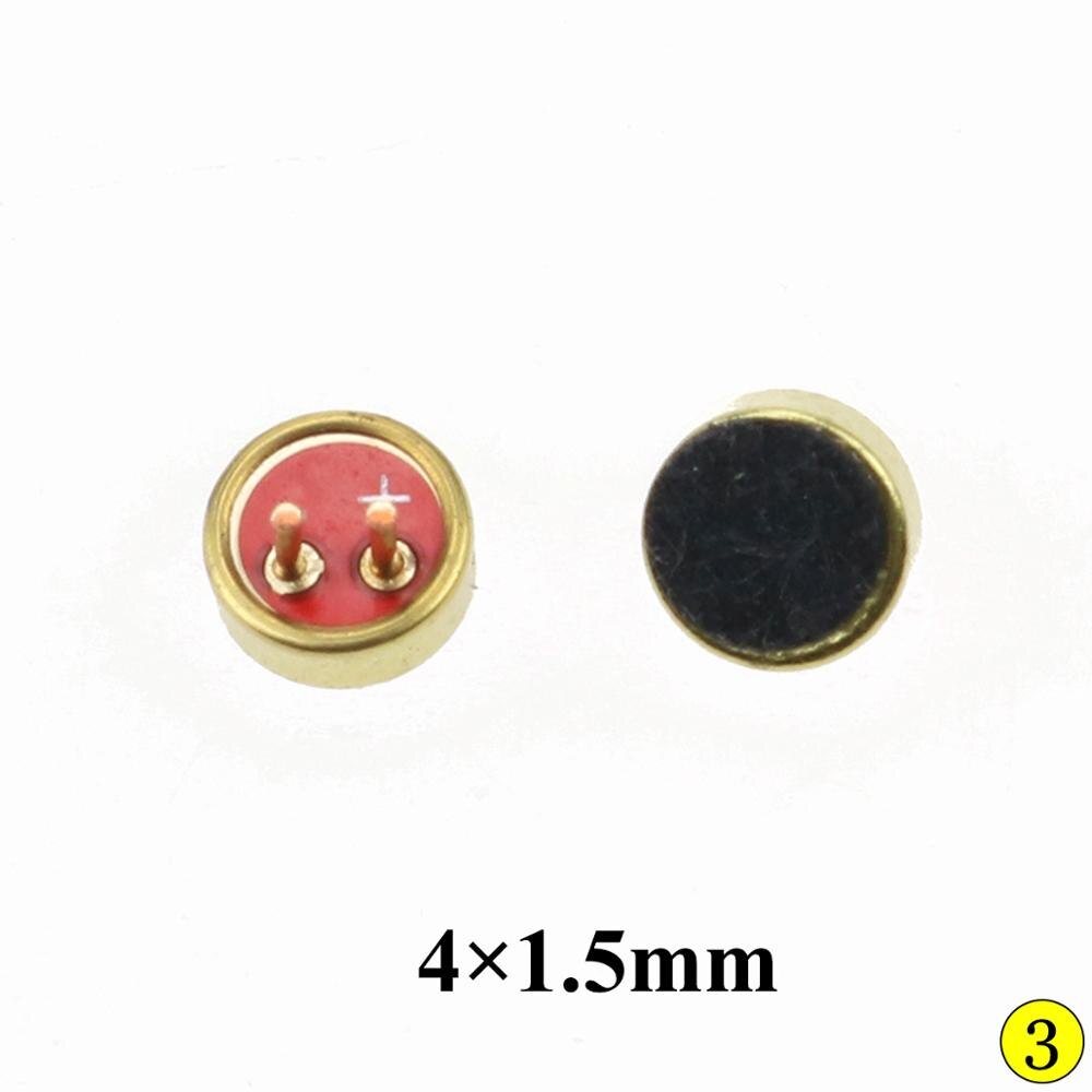 Microphone à condensateur électret yuxi, capsule de microphone à 2 broches, 4 x 2mm/4 x 1.5mm/4.5*2.2mm/6 x 7mm/6 2.2mm/9.7 5mm/10 x 7mm , micro de microphone: No3