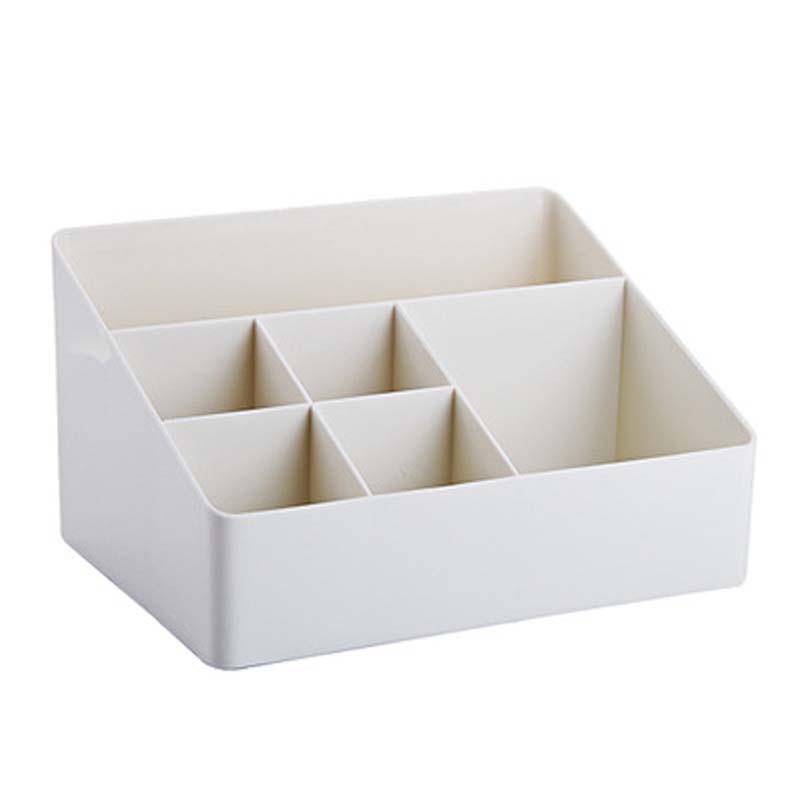 Plastic Desk Sets Desktop Storage Box For Small Objects Organizer Finishing Boxes Muti Use Home School Office Desk Set Supplies