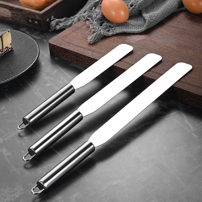 6/8/10 Inch Stainless Steel Cream Icing Frosting Spatula Utensils Accessories Baking Tools For Cake DIY Cake Decorating Tools