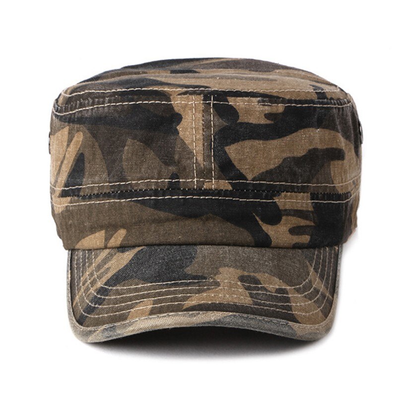 Camouflage Tennis chapeau Marine Corps casquette camion pilote chapeau hommes chapeau haut de forme casquette extérieure: Marron