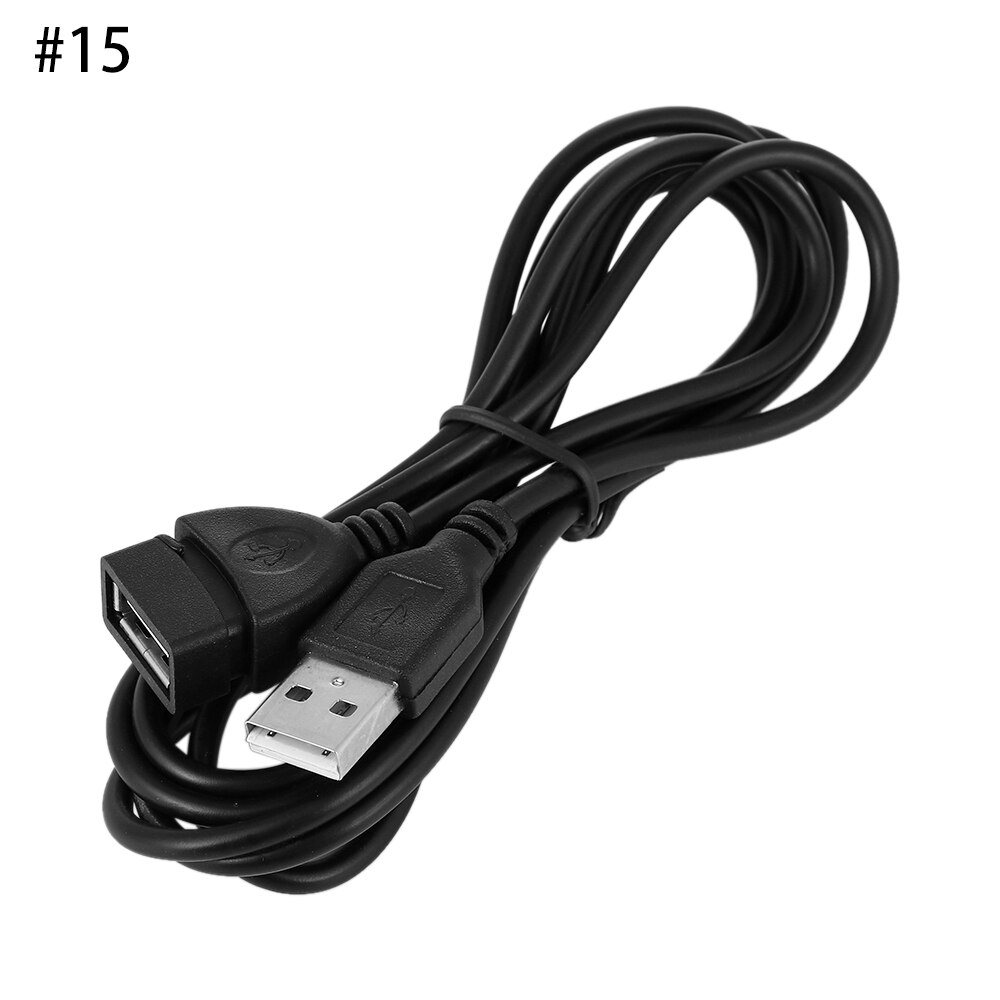 1pc USB 2.0 Male to Female USB Cable Extension Cord Wire Super Speed Data Sync Cable For PC Laptop Keyboard 0.6M/1M/1.5M/3M /5M