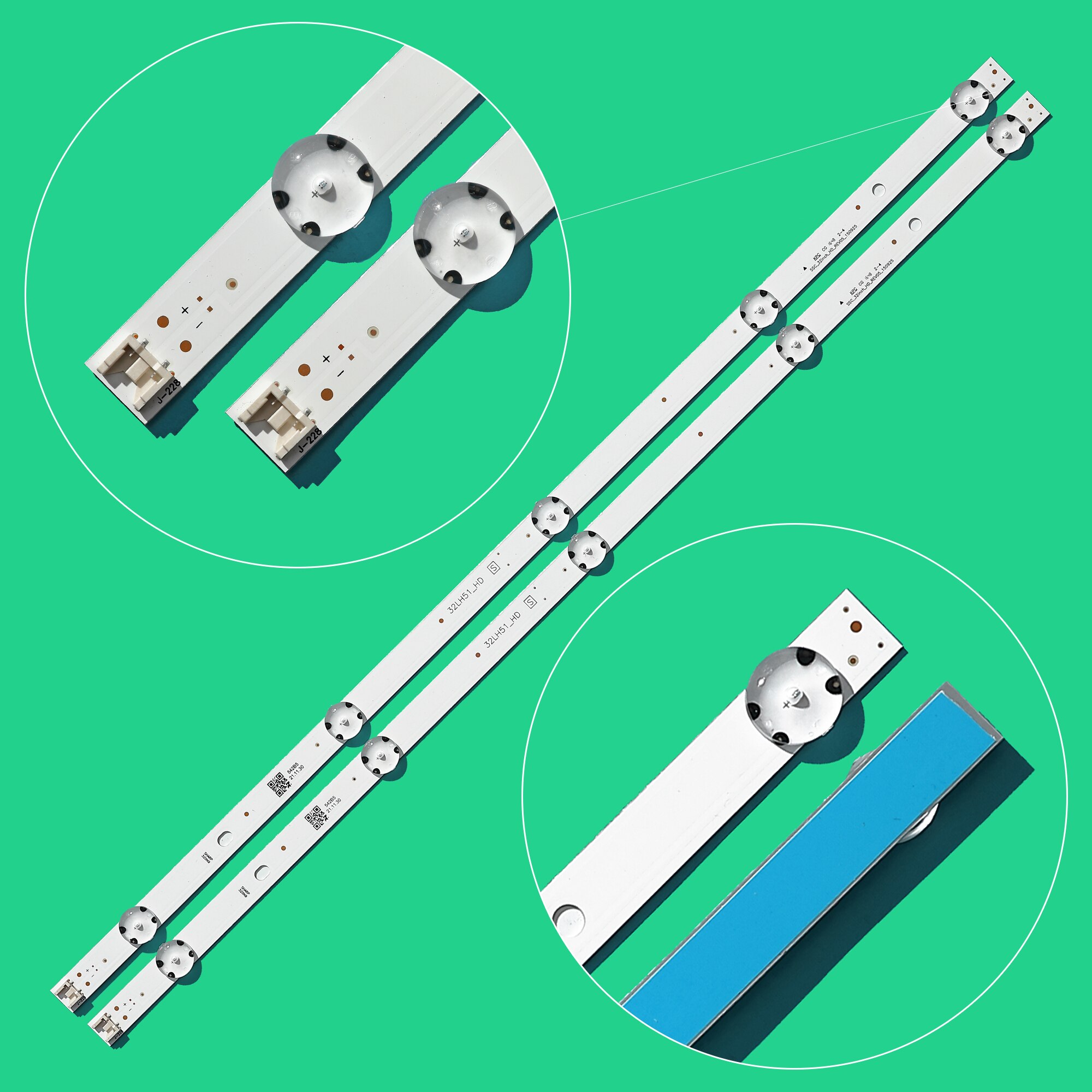 5 Lamps LED Backlight Strip For LG 32LH562A 32LH564A 32LH565B 32LH570B 32LH570D 32LH570U Bars Kit Television LED Bands Array