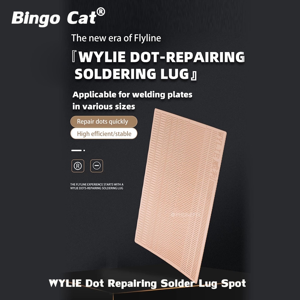 WYLIE Punkt Reparatur Lot schleppen Stelle Lözehn Pad Für iPhone Schweißen Bord Flywire Flyline Ersatz IC Reparatur Fix 2650 Punkte