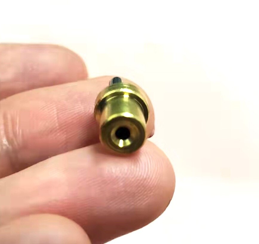 Cabezal de cobre para cortadora de pelo de rueda de motor de eje de rueda excéntrica, cizalla de eje, agujero de 2,0mm, 2 uds.