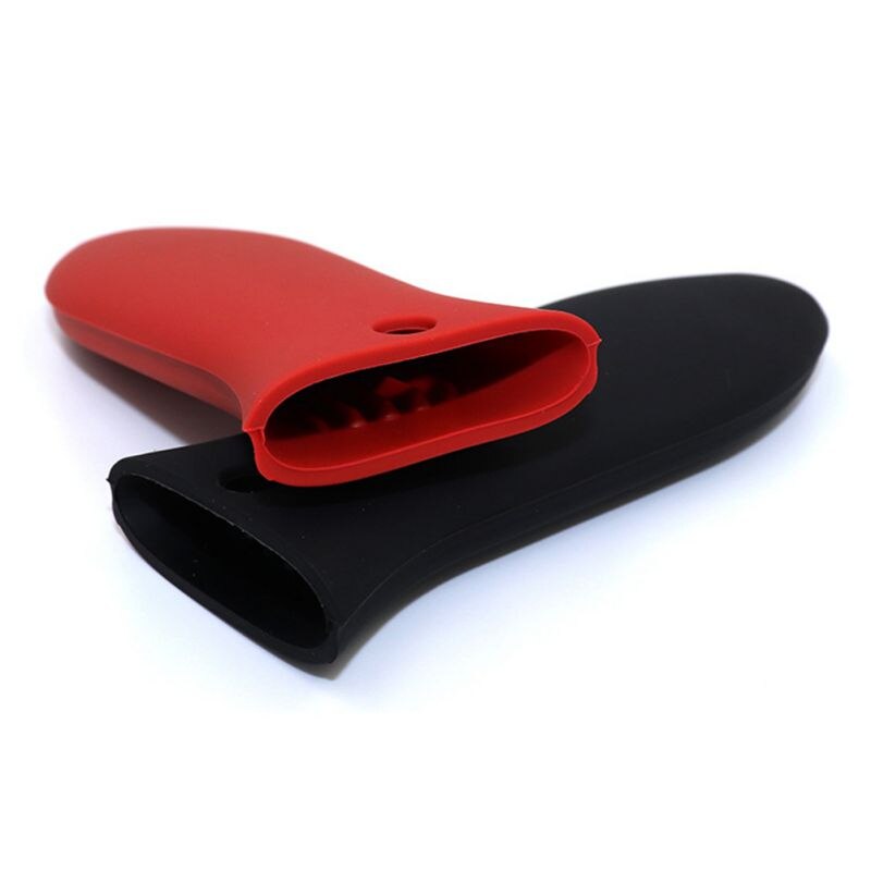 Kitchen Tool Set Baking Pan Scraper Silicone Handle Holders For Oven Saucepan Frying Pan