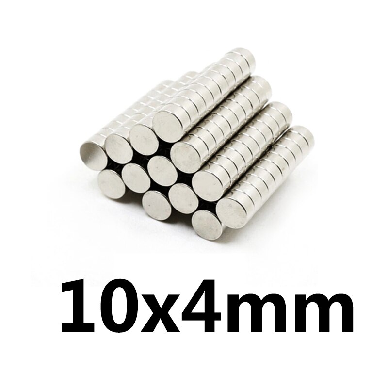10/20/50Pcs 10X4 Mm Neodymium Magneet Super Sterke 10Mm X 4 Mm Krachtige magneten 10X4 Mm Permanente Kleine Ronde Magneet 10*4 Mm