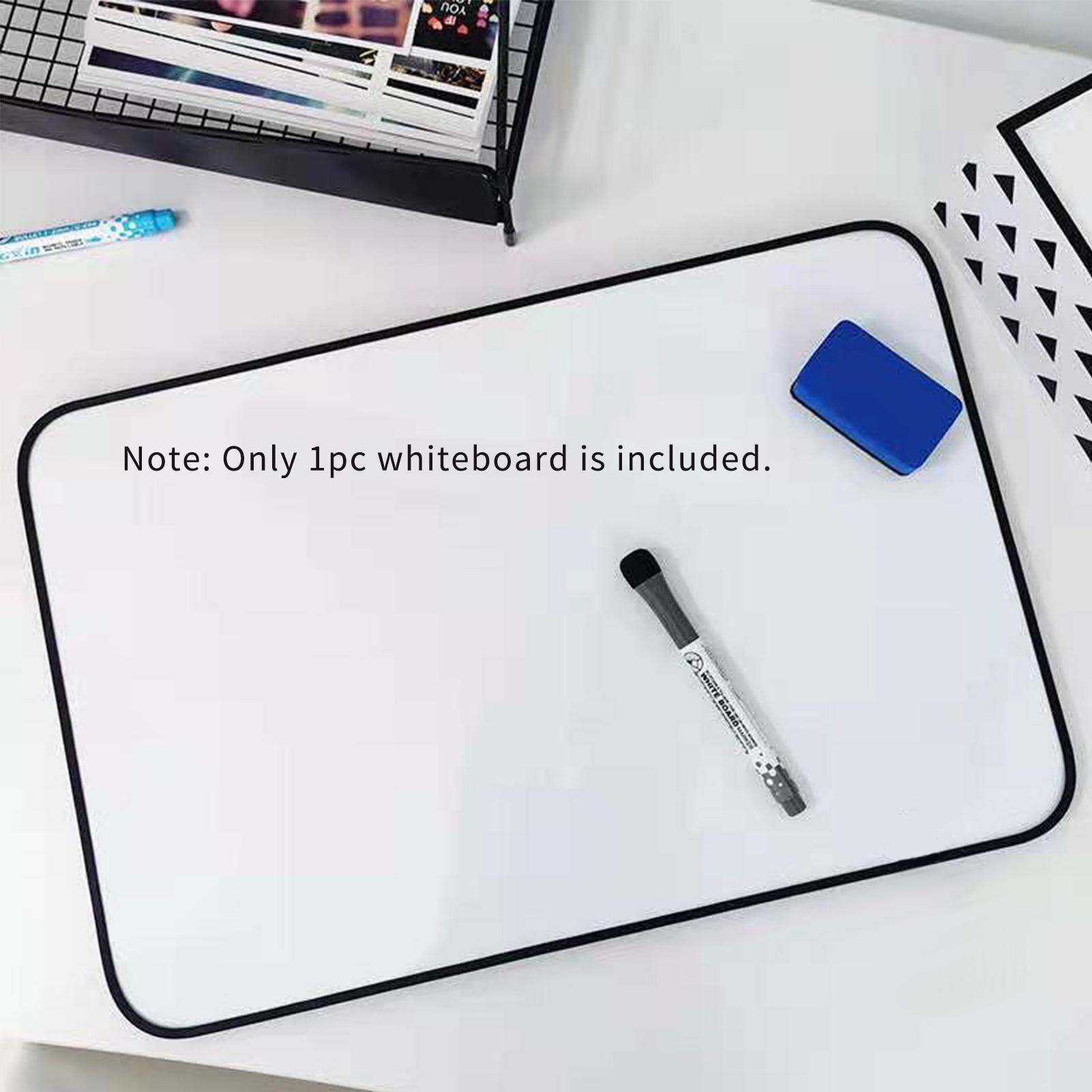 Portable Magnetic Dry Erase Board Double-Sided White Board Handwriting Whiteboard Easy to Clean for Children Drawing Writing