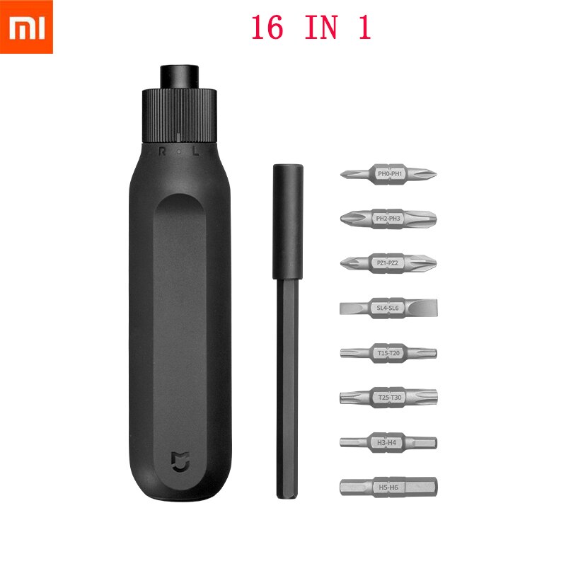 Xiaomi Mijia 16 in 1 Ratsche Schraubendreher Präzision Oder Xiaomi Täglichen Gebrauch Schraubendreher Bausatz 24 Präzision Magnetische Bits Alluminum: 16in1