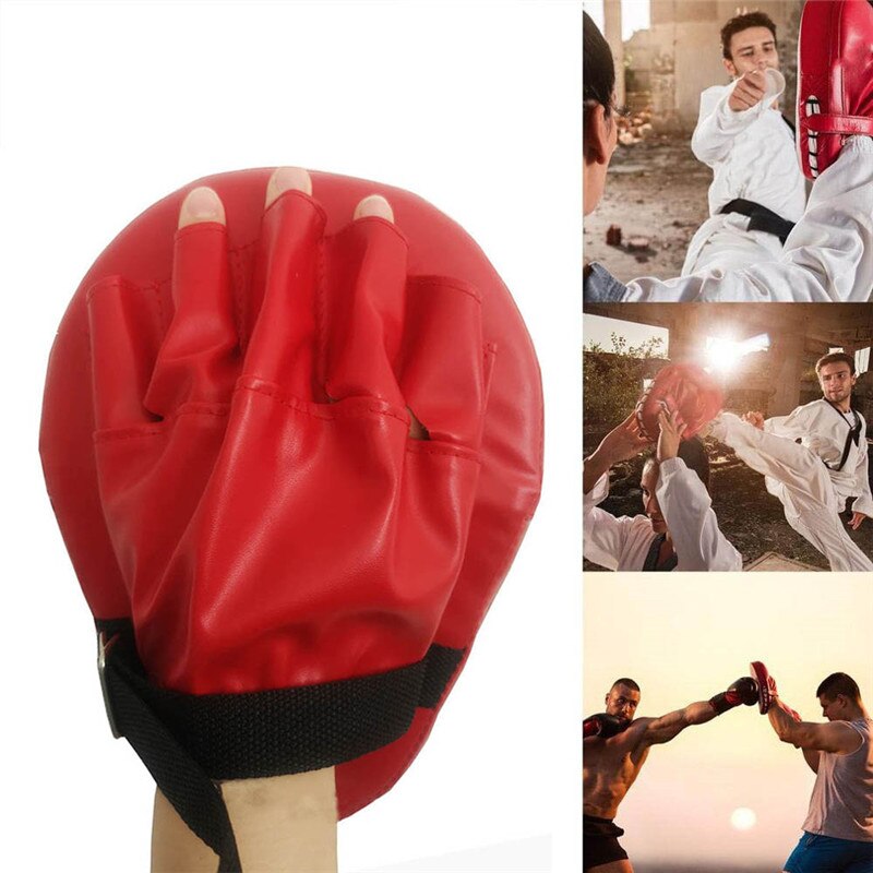 Kit de manoplas de boxeo para Kick Pad, manopla de entrenamiento de kárate, almohadillas de golpe de enfoque, Bolsas de boxeo para Sparring, Bolsas de Boxing