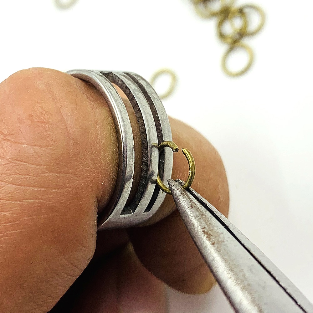 1Stck Edelstahl springen Ring Öffner Schließen Finger Schmuck Finden Werkzeug passen DIY Handwerk Zangen Öffnung Helfer Werkzeuge