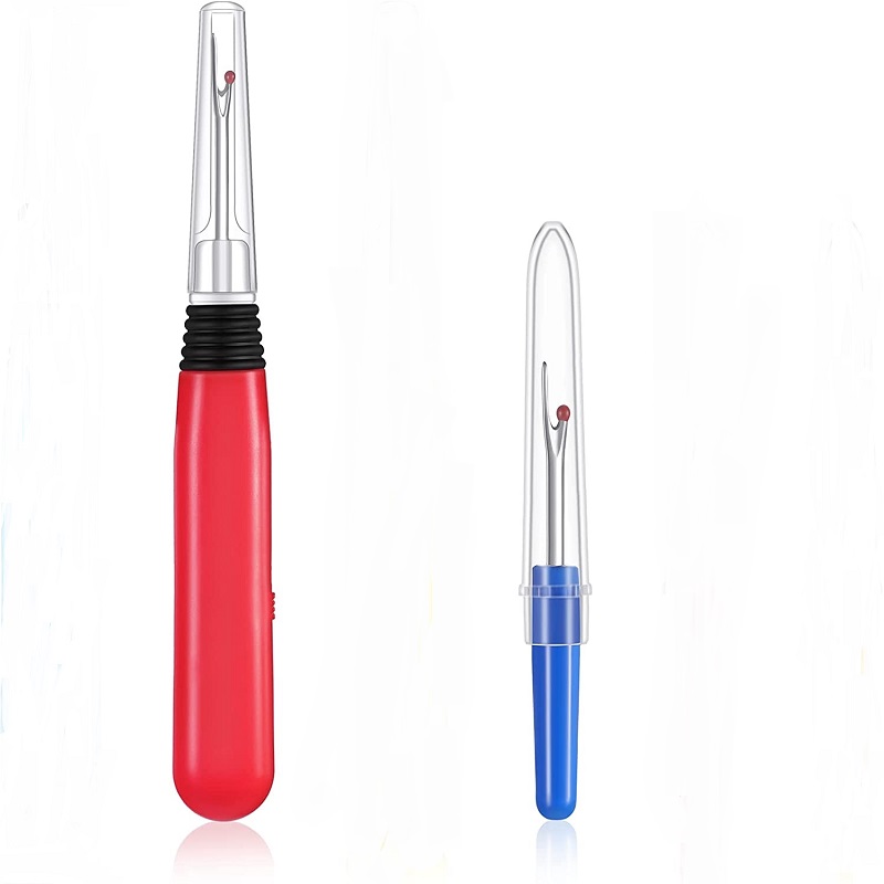 Seam Ripper Tool with Light Kit 1pcs Large LED Seam Ripper and 1pcs Small Sewing Thread Remover Sewing Stitch Rippers: B 2PCS