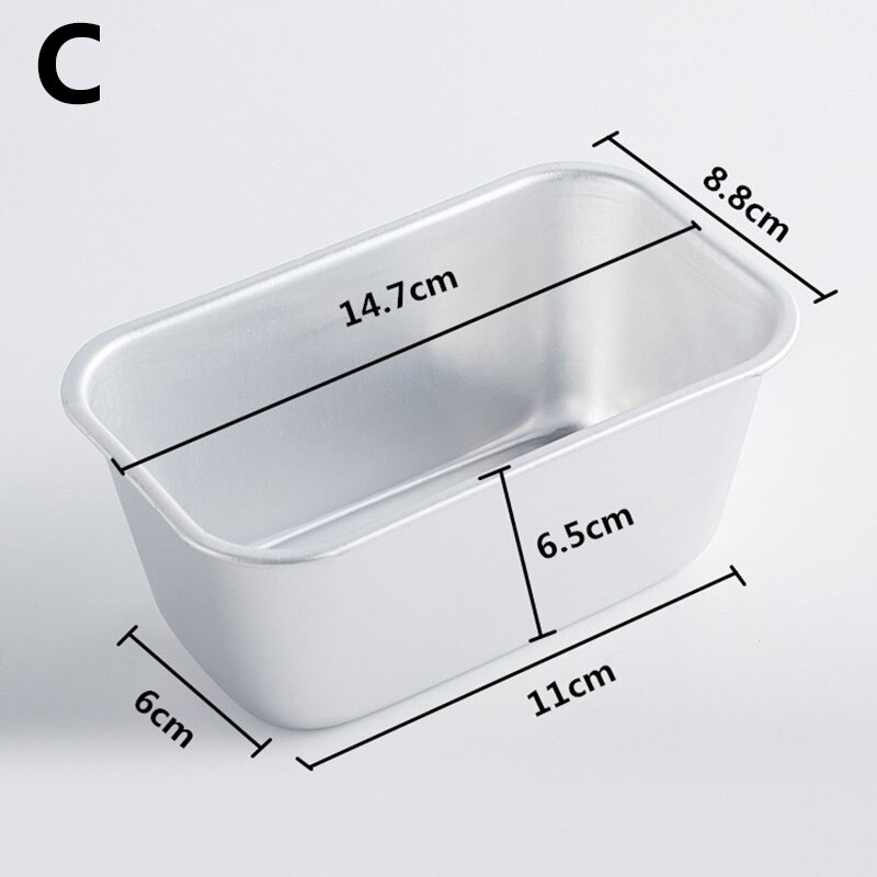Rechthoek Pan Brood Toast Brood Mallen Carbon Steel Loaf Gebak Bakken Bakvormen Non Stick Pan Diy Bakken Tools Levert: C
