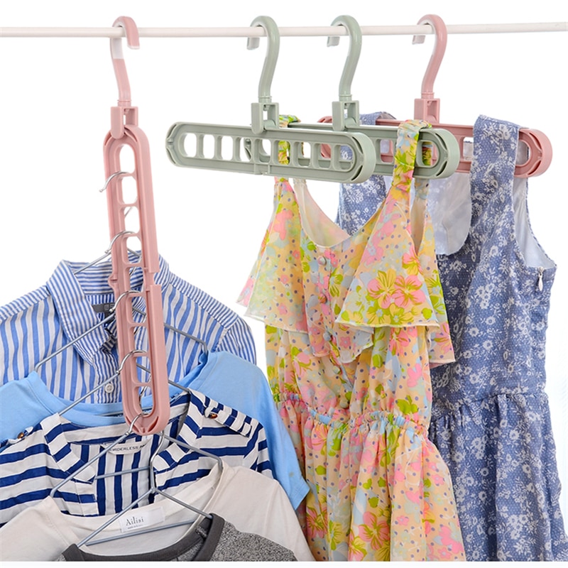 Estantería de secado colgante para ropa, perchas de plástico para ropa, bufanda, estantes de almacenamiento, perchas de almacenamiento para armario