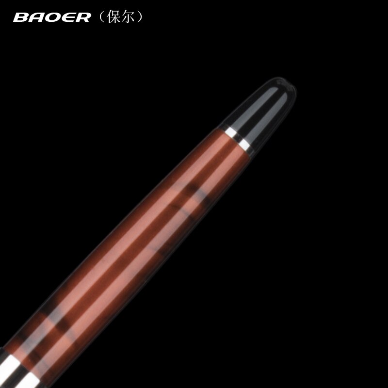 Baoer 517 0.5mm nib ink pen. School Stationery Office Learning Student Business Metal pen Pencils Writing Fountain pen