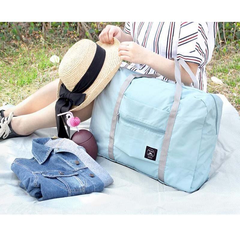 Sacs de voyage imperméable oxford tissu sac de rangement sac de stockage augmenter unisexe pliable shopping sac à bandoulière