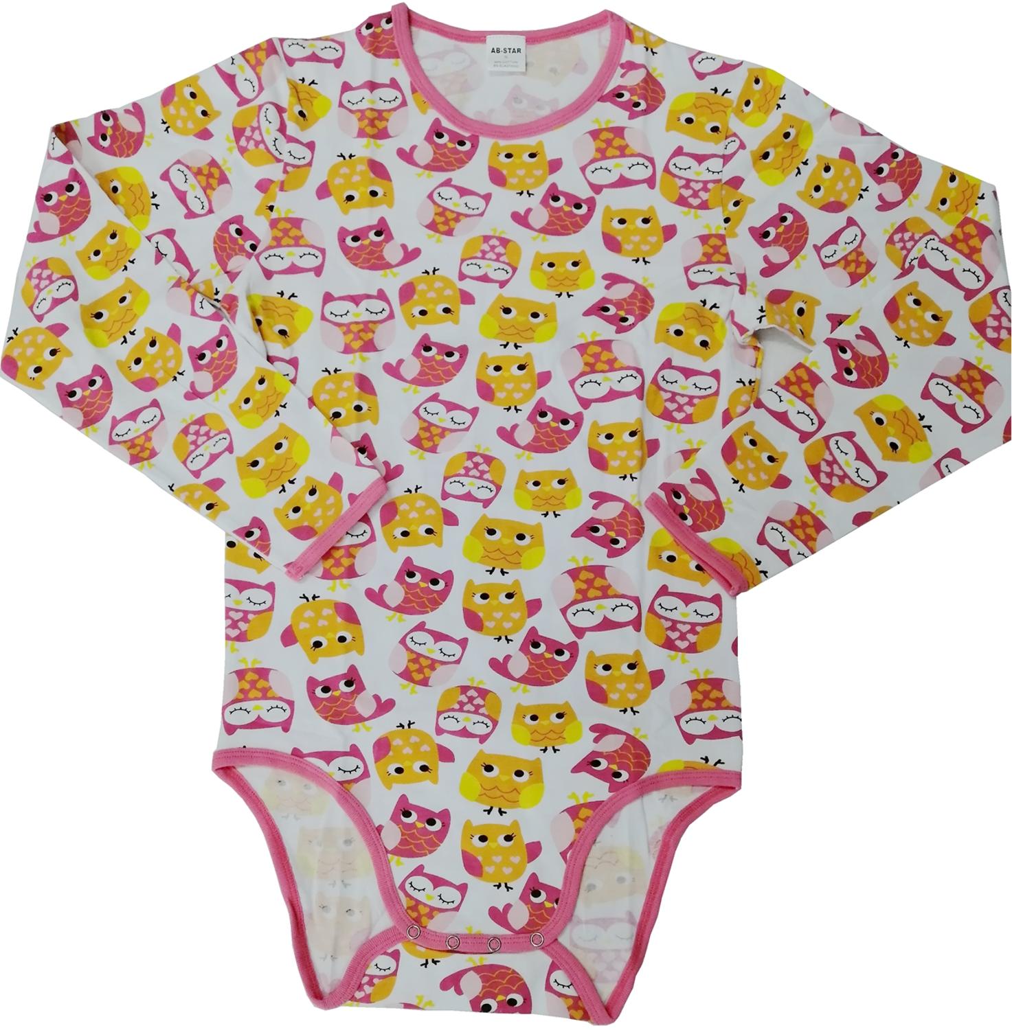 Owl bodysuit with sleeve/adult long sleeve bodysuit romper /adult bodysuit/abdl clothes/adult onesie