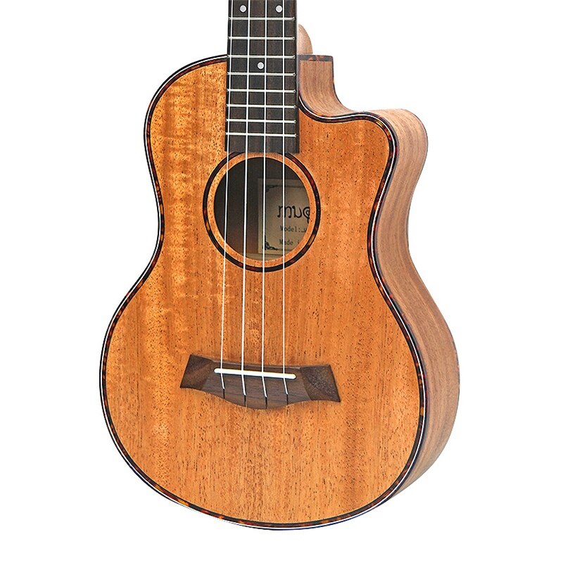 Ukelele acústico Tenor de 26 pulgadas, 4 cuerdas, guitarra de viaje, madera, caoba, instrumento musical