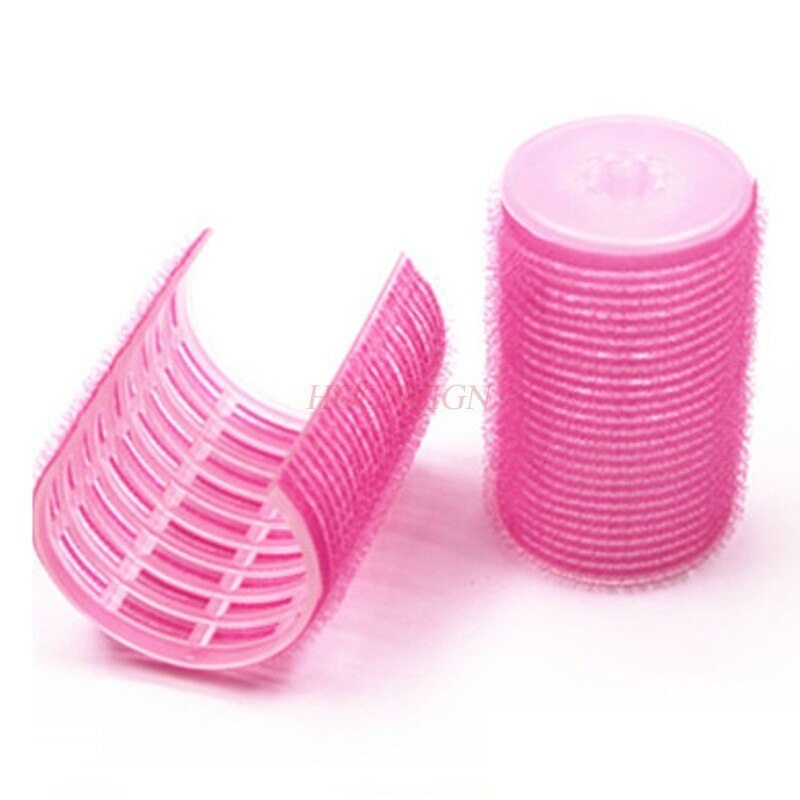hair rolls Self-adhesive air bangs artifact plastic hair rollers short hair curlers large volume inside buckle hair curler'