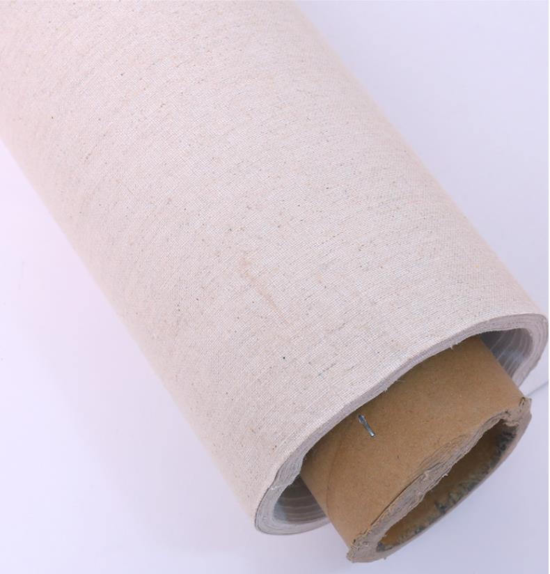 48cm *1m linen blend heavy painting canvas for artist