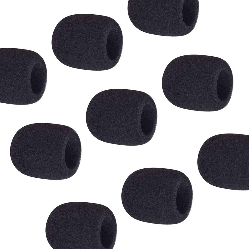 Foam Mini Headphones, 50 Pieces Mini Microphone Windscreen Microphone Covers, 30Mm X 22Mm