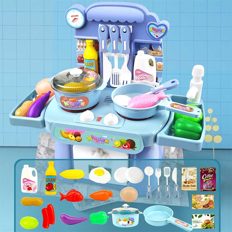 Kinderen Houten Speelspeelgoed Keuken Accessoires Peuter Doen Alsof Bakken Kookg