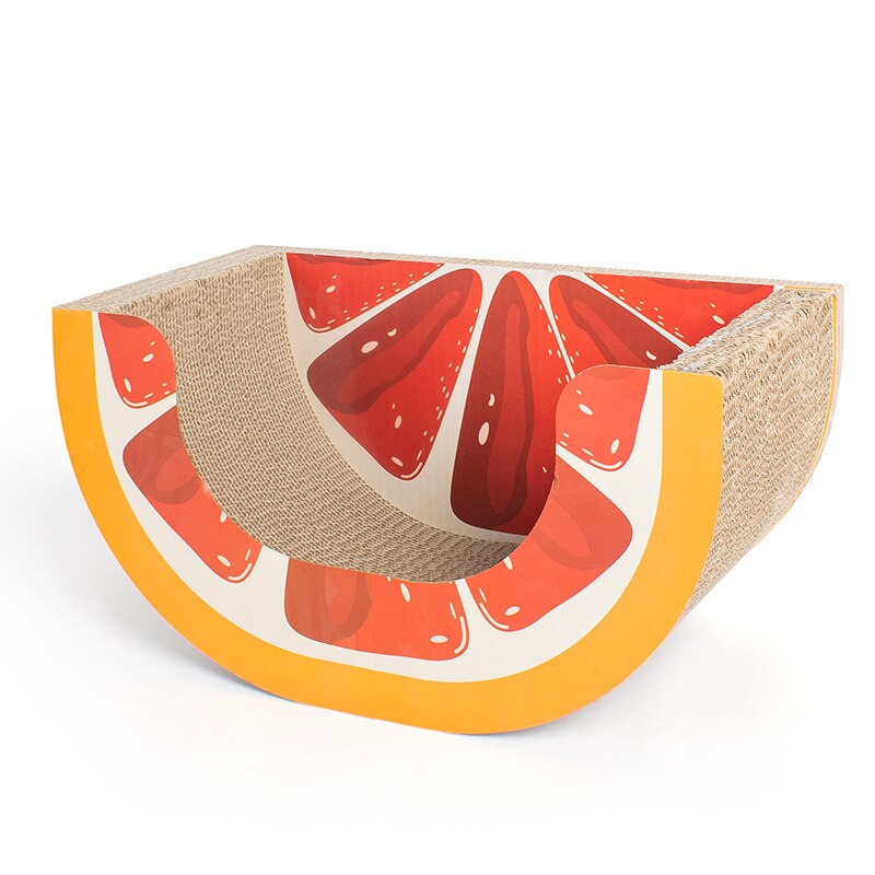 Cat Scratcher Board Mat Cat Scratch Pad for Sharpen Nails Scraper Kitten Pet Products Fruit Shape Style CW336: CW336 3