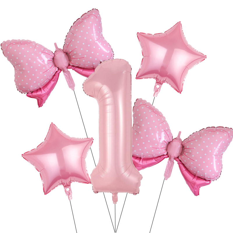 Lyserød sløjfe fødselsdag engangsservice sløjfe paptallerken kop serviet sugerør lyserød sløjfe brudeforlovelse bryllup polterabend dekoration: Violet/紫罗兰