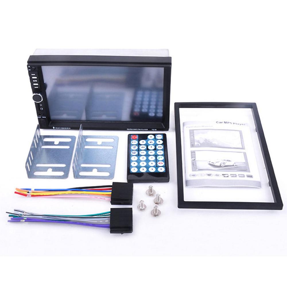 Mp5 Car Display Car Dual Spindle Mp4 Card Multimedia Player Multimedia Player 7 Inch Mp5 Car Display 7018B