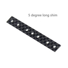 Carbon Fiber Hoek Shim 5 Graden/7 Graden Lange Shim Voor Tamiya Rc Mini 4WD Auto Rock Crawlers F19665