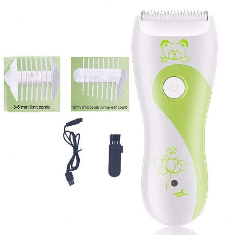 Usb Oplaadbare Baby Elektrische Tondeuse Set Draadloze Tondeuse Voor Kid Zuigelingen Peuters Haar Dagelijkse Verzorging Mute Tondeuse: A1