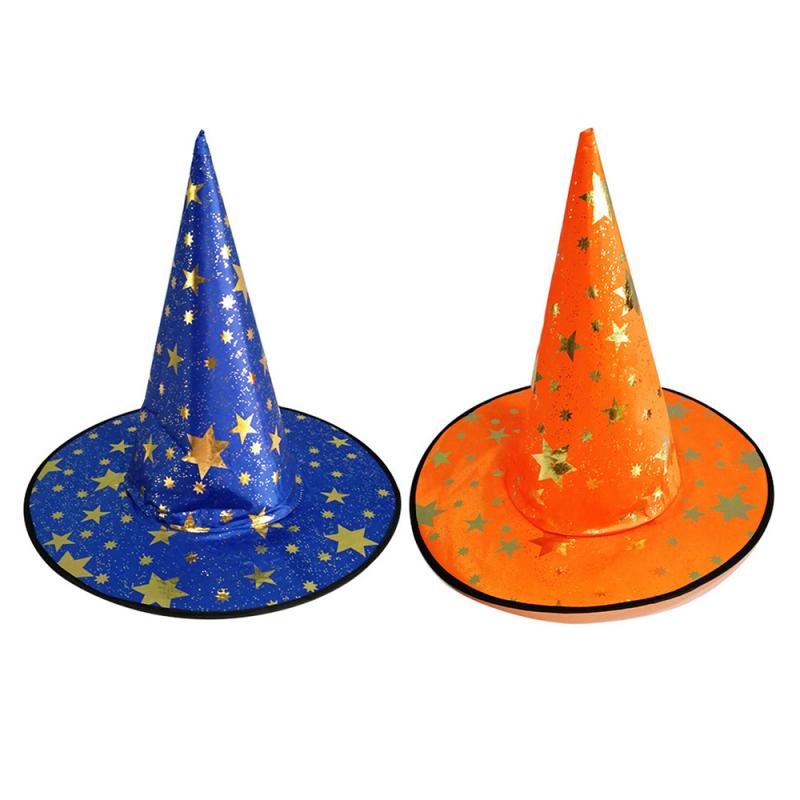 Halloween Witch Hats Masquerade Wizard Top Hat Party Cap Cosplay Costume Halloween Fancy Dress Decor for Adults Children