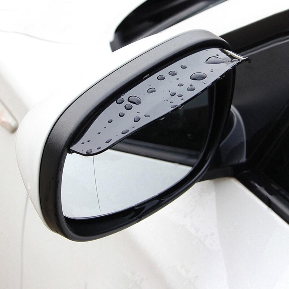 Auto achteruitkijkspiegel regen wenkbrauw auto met spiegel spiegel zonneklep auto vizier transparant 1 paar auto accessoires