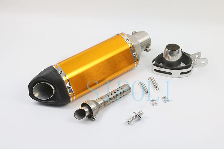 Universal 38-51MM Motorcycle Exhaust Ak Modified Scooter Sand Pit Dirt ATV Modified For Motorbike Exhaust: B