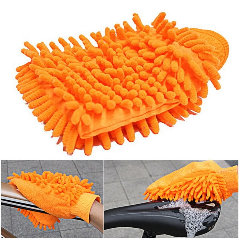 microfibre lave-auto mitaines Chenille lavage gant équipement voiture détaillant chiffons maison Duster outil de lavage moto lavage