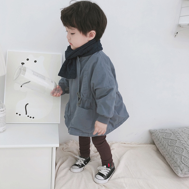 Kinderen Herfst Winter Koreaanse Jongens en Meisjes met Fleece Jas Verdikte Jas Jas kinderen jas