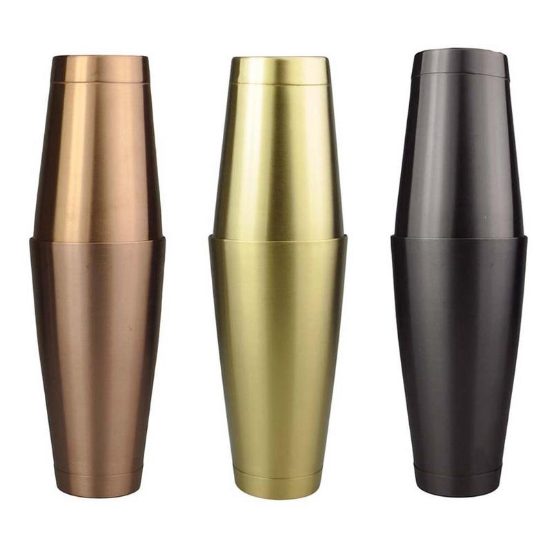 Chegada nova Boston Shaker Copo Shaker Aço Inoxidável Cocktail Shakers Bar ferramenta Bos Copo de Mistura de Bebida Bartender Bar Conjunto de Ferramentas