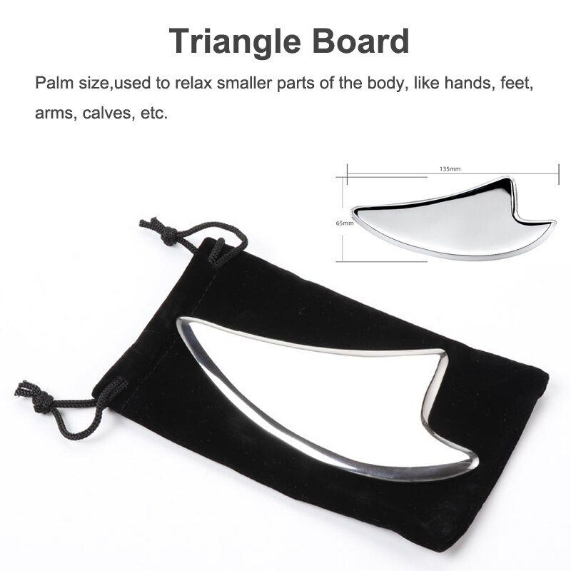 Stainless Steel IASTM Therapy Massage Tools Deep Tissue Muscle Mssager Fascia Recovery Guasha Scraping Care Gua Sha Massage Tool