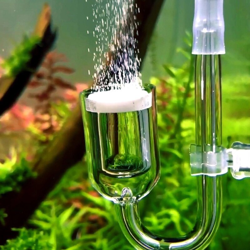 Diffuseur de CO2 en spirale, 1 pièce, compteur de bulles pour Aquarium, diffuseur de réservoir de plantation