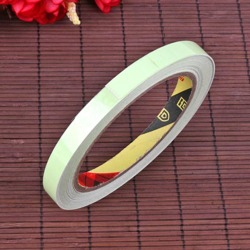 5m zelfklevende lichtgevende waarschuwingstape nachtzichtveiligheidstape waarschuwingssticker nachtbeveiliging zelfklevend fluorescerend groen