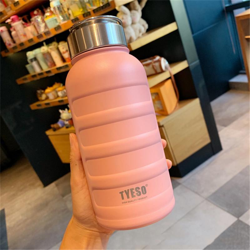 TYESO – bouteille bouilloire grande capacité de 1000ml, gourde pour le sport en plein air, le cyclisme, l&#39;alpinisme, à la: 05 Pink