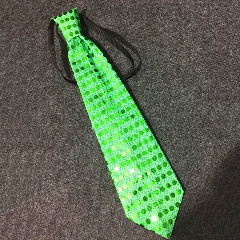 Męskie Bowtie migające oświetlenie LED Up cekiny krawat klub Bar Xmas Party kobiety krawat krawaty ślubne świecący prezent 2022 dekoracje świąteczne: A-6