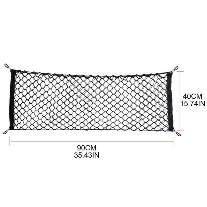 Vehicle Car Truck Cargo Net Black Stretchable Cargo Organizer Automotive Storage Accessories for Saving Car Interior Space