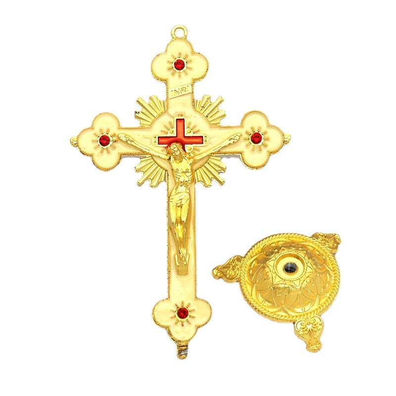 Jesus Kreuz Katholischen Religion Christus Orthodoxe Kirche Utensilien Hause Dekoration Christentum Heilige Licht Sonne Blume Büro Schmuck